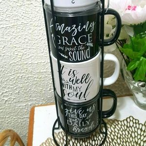 Signature Housewares set of 4 Amazing Grace